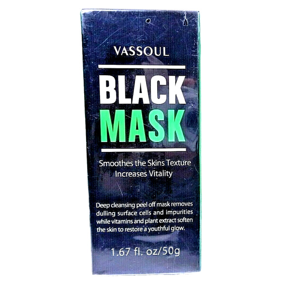 Vassoul Charcoal Face Mask Peel Off Deep Cleansing Skin Impurities USA SHIP - Picture 1 of 3